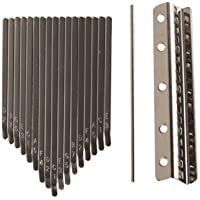 Los mejores  - SUPVOX 1 Juego de Kalimba 17 Teclas Diy Pulgar Teclas de Piano Letras Piezas de Repuesto